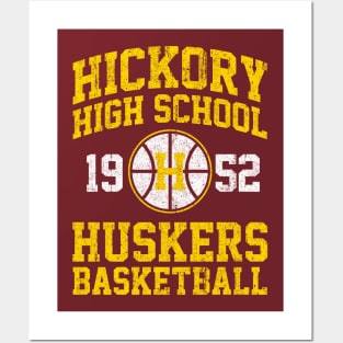 Hickory High School Huskers Basketball Posters and Art